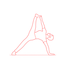 Humans Yoga Poses One Legged Side Plank Pose Contour Svg Vector, Free Vectors File